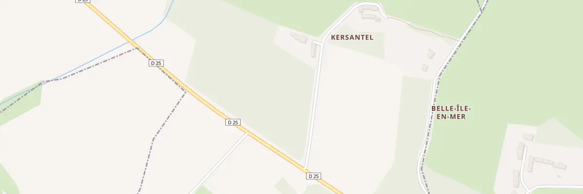 Plan du 215 Kersantel à Sauzon