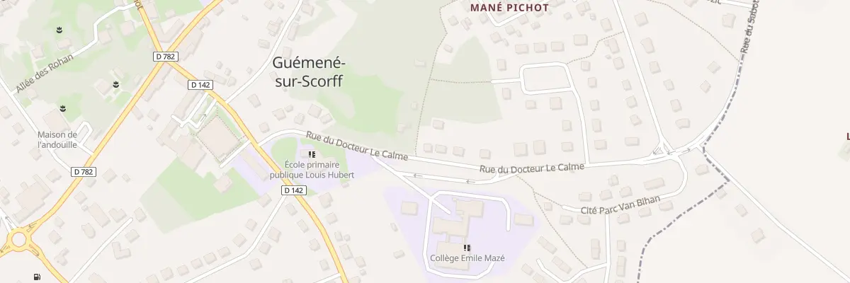 Plan du 18 Rue du Doc Le Calme à Guémené-sur-Scorff
