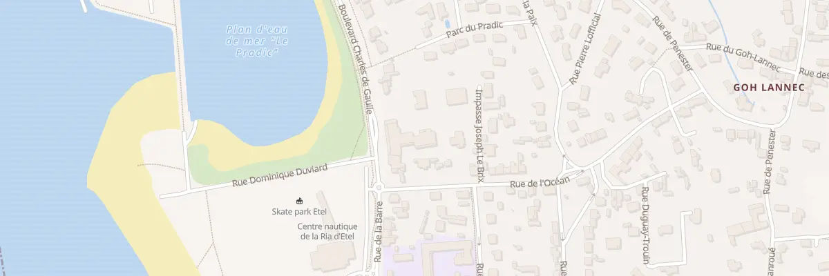 Plan du 31 Bd Charles de Gaulle à Étel