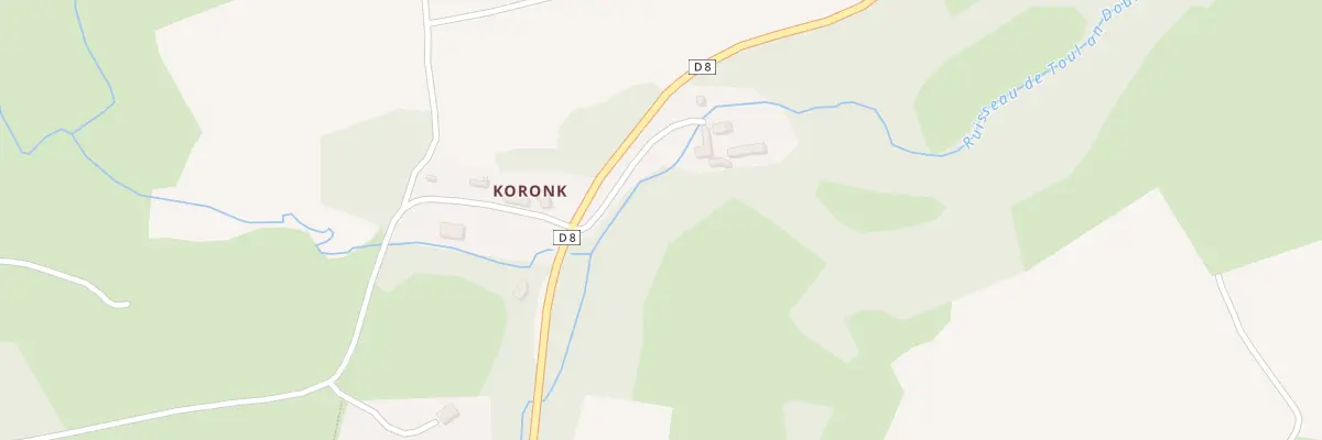 Plan du 6238F Koronk à Bourbriac