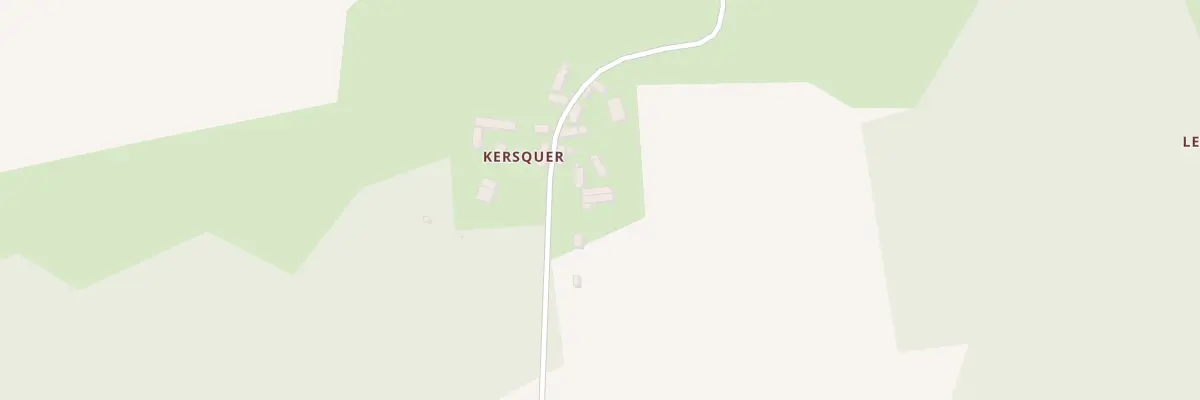 Plan du 6 Kercher à Persquen