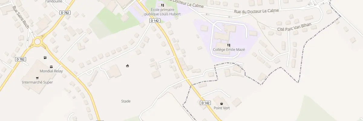 Plan du 24 Rue Jean Feuillet à Guémené-sur-Scorff