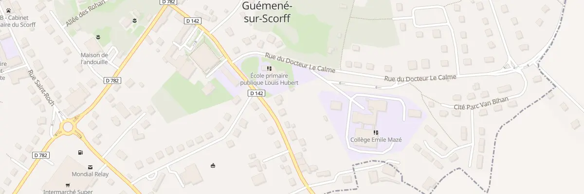 Plan du 14 Rue Jean Feuillet à Guémené-sur-Scorff
