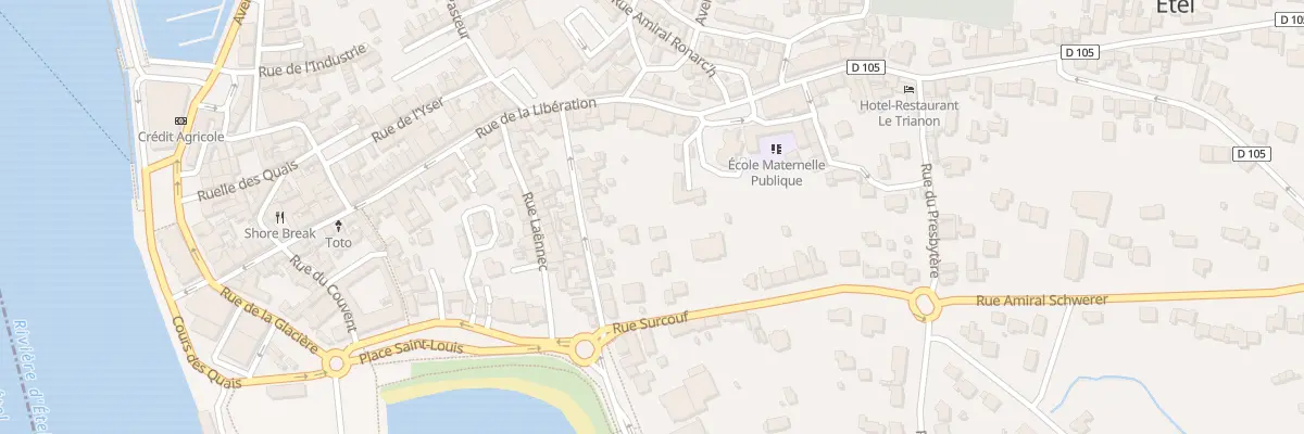 Plan du 32 Rue Surcouf à Étel