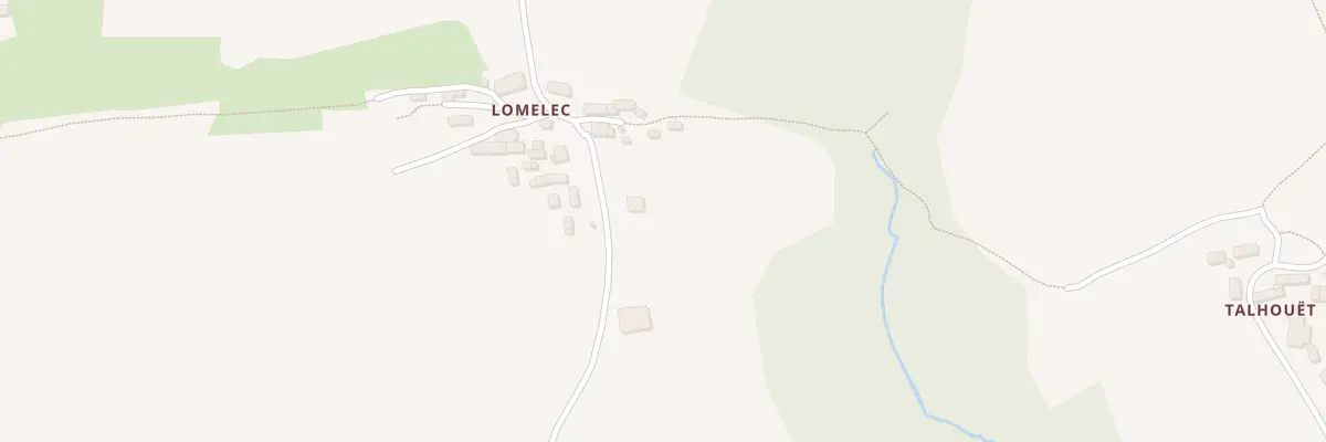 Plan du 5243 Lomelec à Lanvaudan