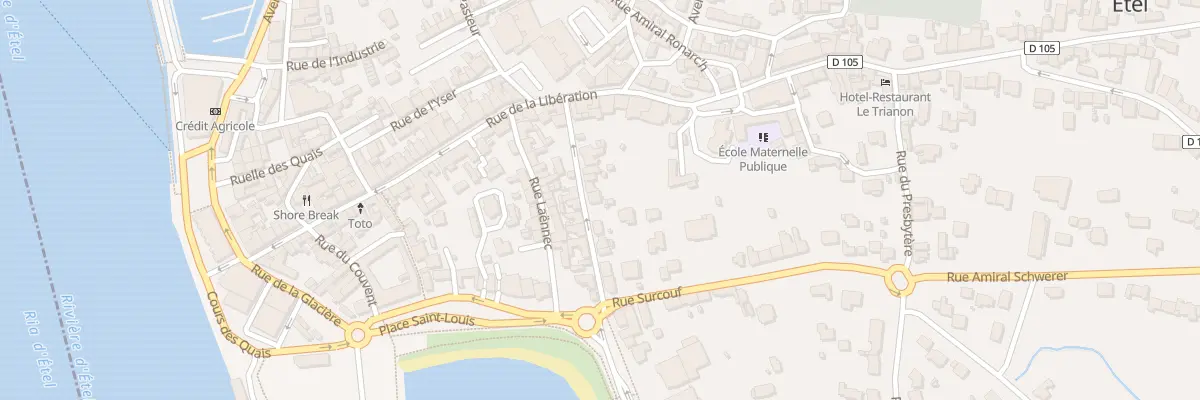 Plan du 11 Rue Alphonse Rio à Étel