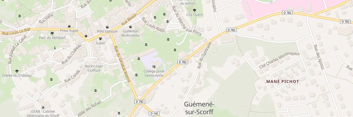 Plan du 10 Rue Fortune à Guémené-sur-Scorff