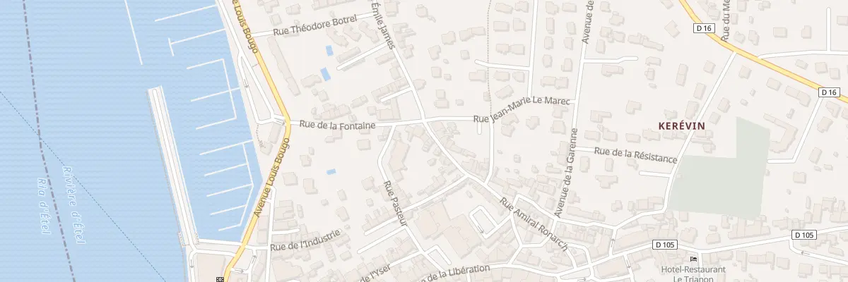 Plan du 35 Rue Amiral Ronarch à Étel