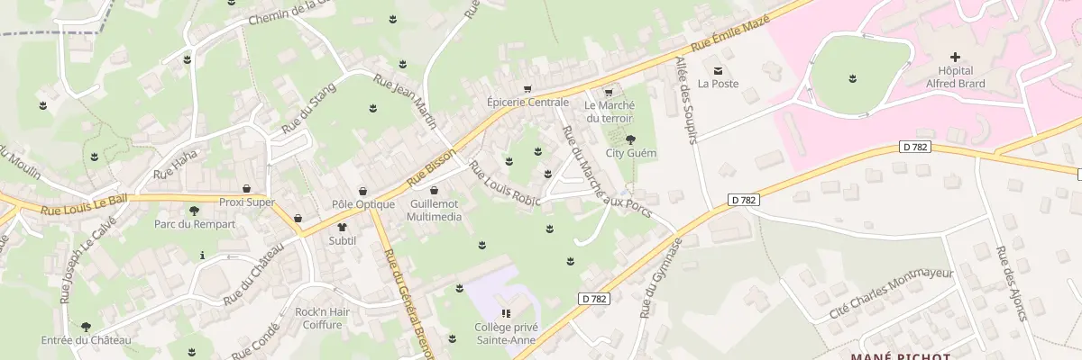 Plan du 4 Pl du Marché aux Porcs à Guémené-sur-Scorff