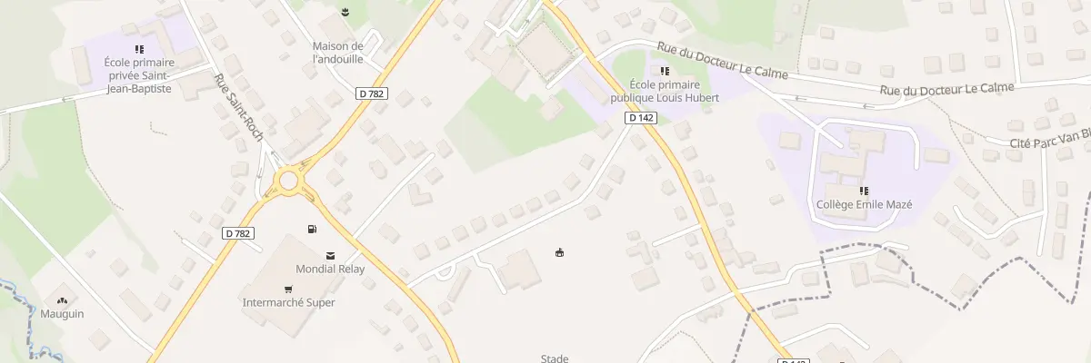 Plan du 16 Rue du Stade à Guémené-sur-Scorff