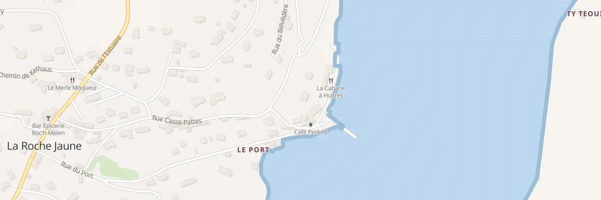 Plan du 23 Rue du Port à Plouguiel