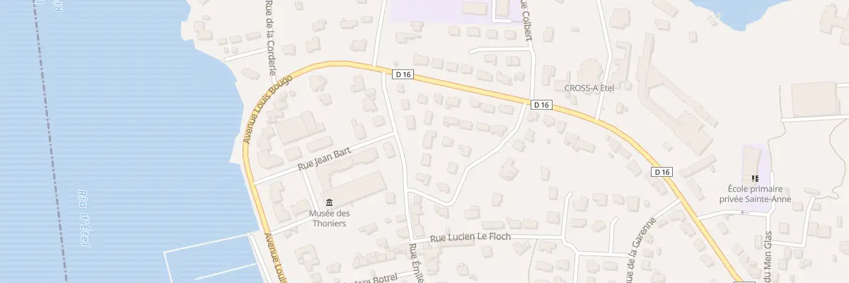 Plan du 40 Rue Emile James à Étel