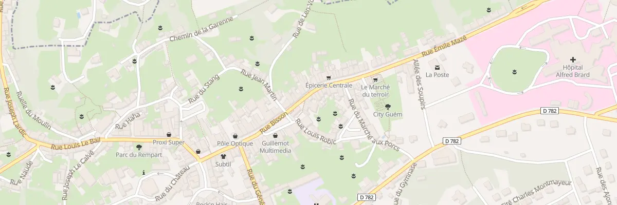 Plan du 9 Rue du Palais à Guémené-sur-Scorff