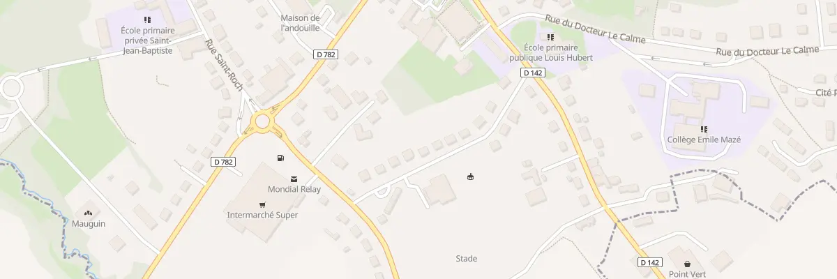 Plan du 10 Rue du Stade à Guémené-sur-Scorff