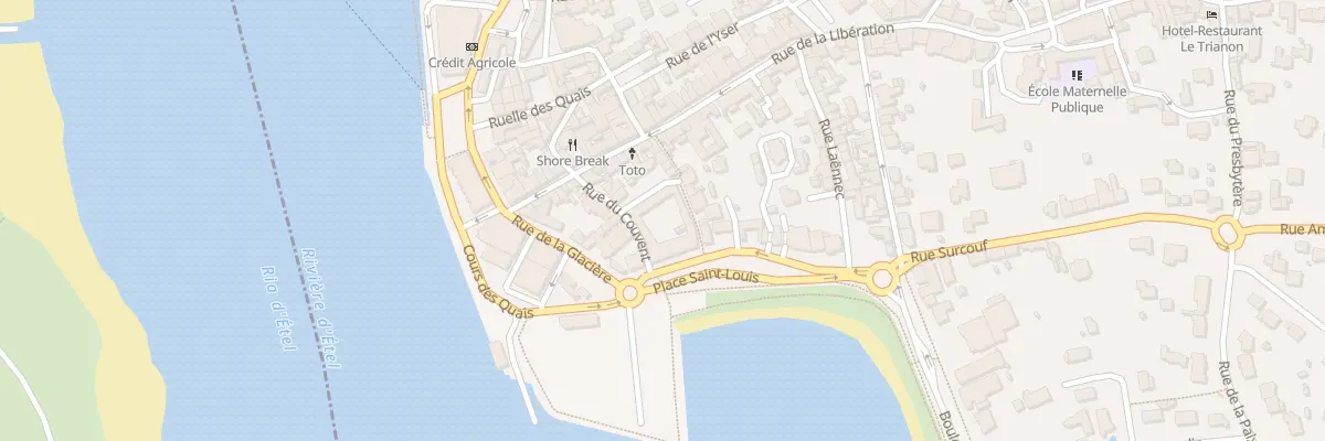 Plan du 3 Pl Saint Louis à Étel