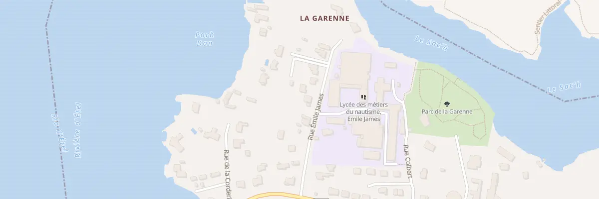 Plan du 43 Rue Emile James à Étel