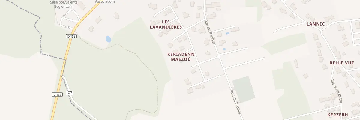 Plan du 39 Rue des Lavandières à Sainte-Hélène
