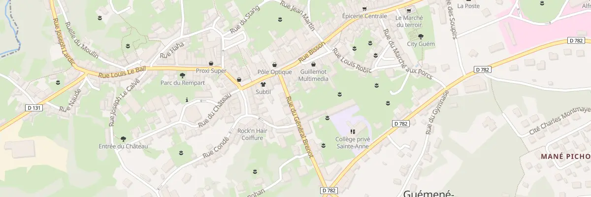 Plan du 8 Rue General Brenot à Guémené-sur-Scorff