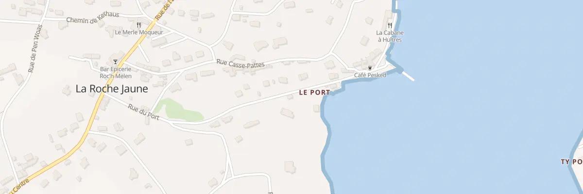 Plan du 10 Rue du Port à Plouguiel