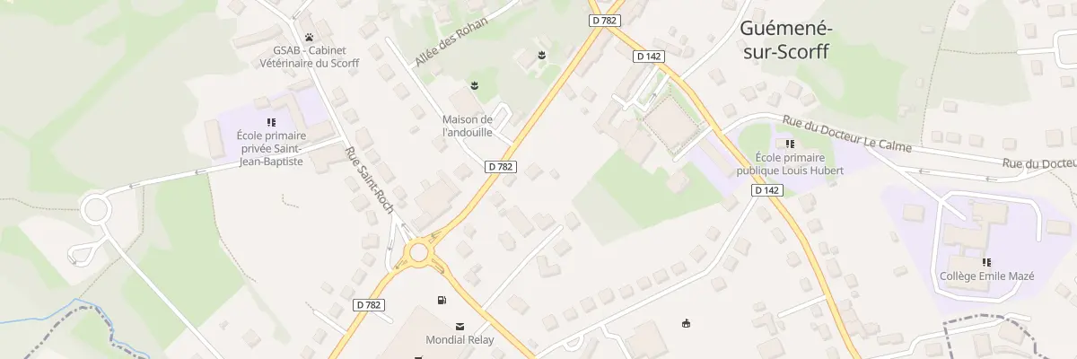 Plan du 12 Rue Bellevue à Guémené-sur-Scorff