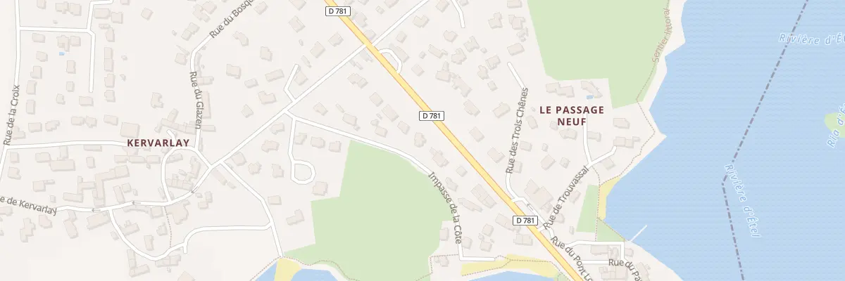 Plan du 11B Imp de la Côte à Plouhinec