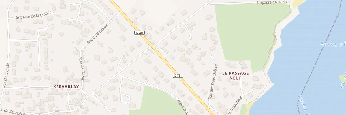 Plan du 63 Rue du Pont-Lorois à Plouhinec