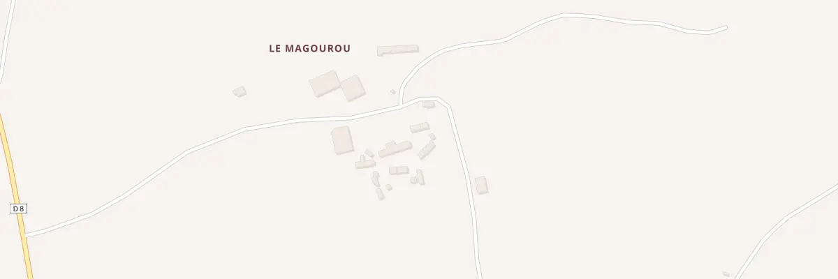 Plan du 5145 Le Magourou à Lanrivain