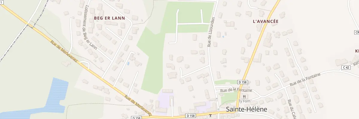 Plan du 1 Imp Georges Morin à Sainte-Hélène