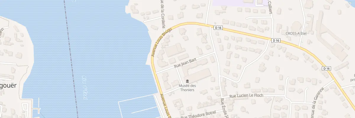 Plan du 6155 Rue Jean Bart à Étel