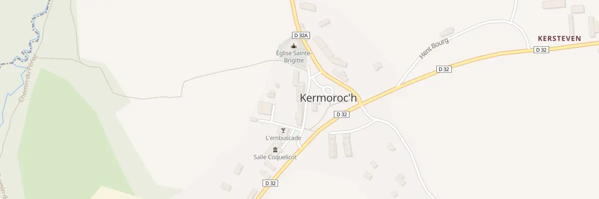 Plan du 20 Pl de l’Eglise à Kermoroc’h