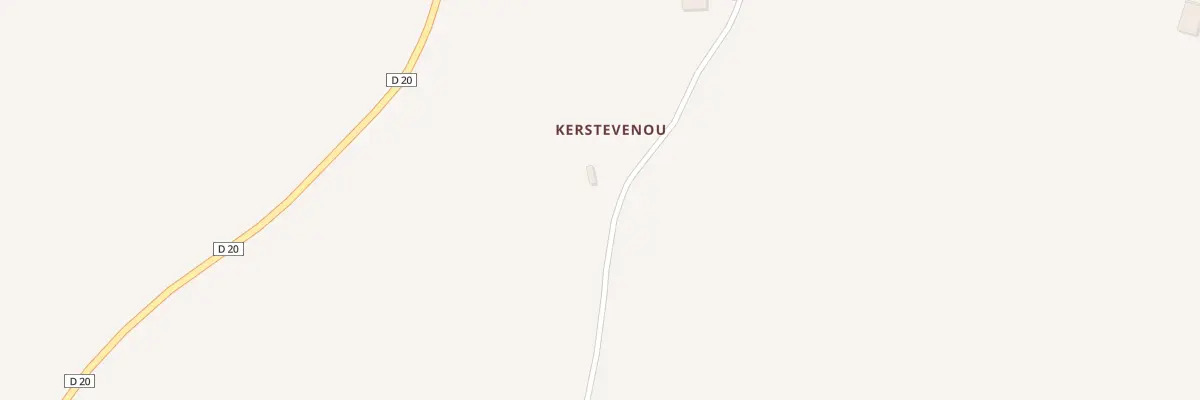 Plan du 5167 Kerstevenu à Ploëzal