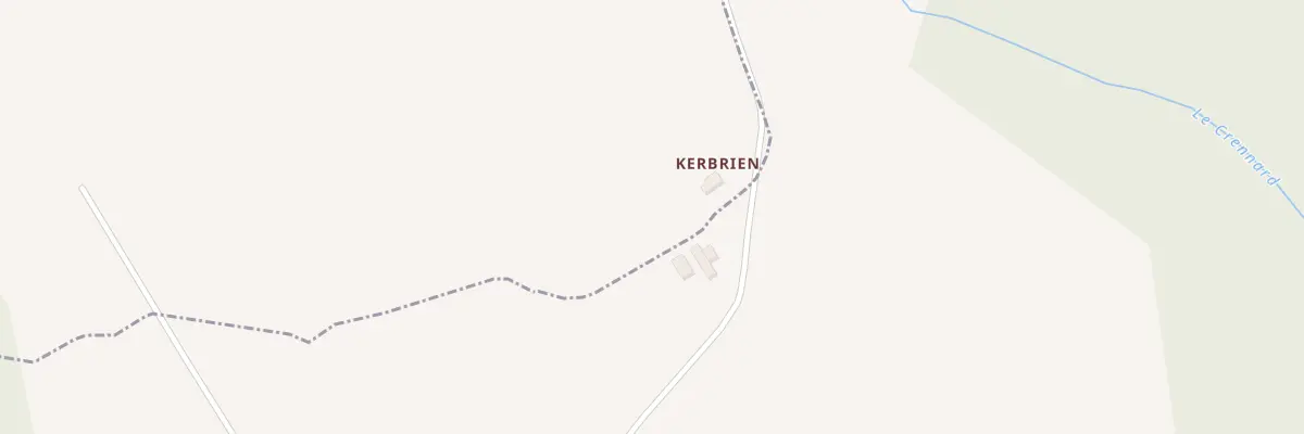 Plan du 5237 Kerbrien à Lescouët-Gouarec