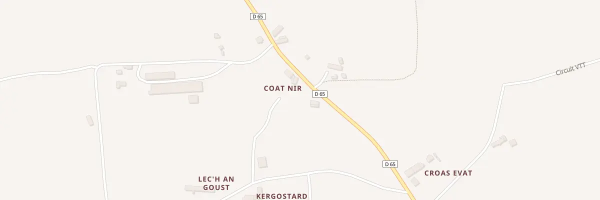 Plan du 2 Coat Nir à Plouëc-du-Trieux