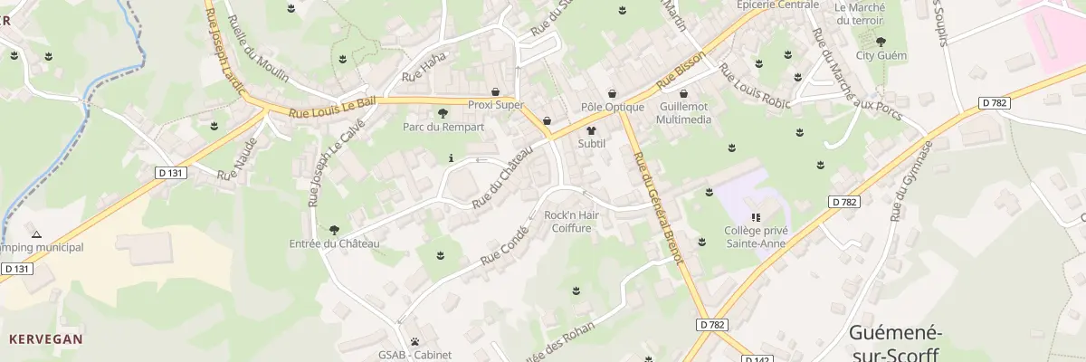 Plan du 11 Pl Joseph Loth à Guémené-sur-Scorff