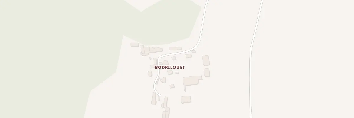 Plan du 6434 Bodrillouet à Bubry