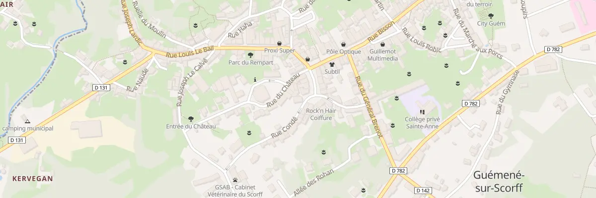 Plan du 13 Pl Joseph Loth à Guémené-sur-Scorff
