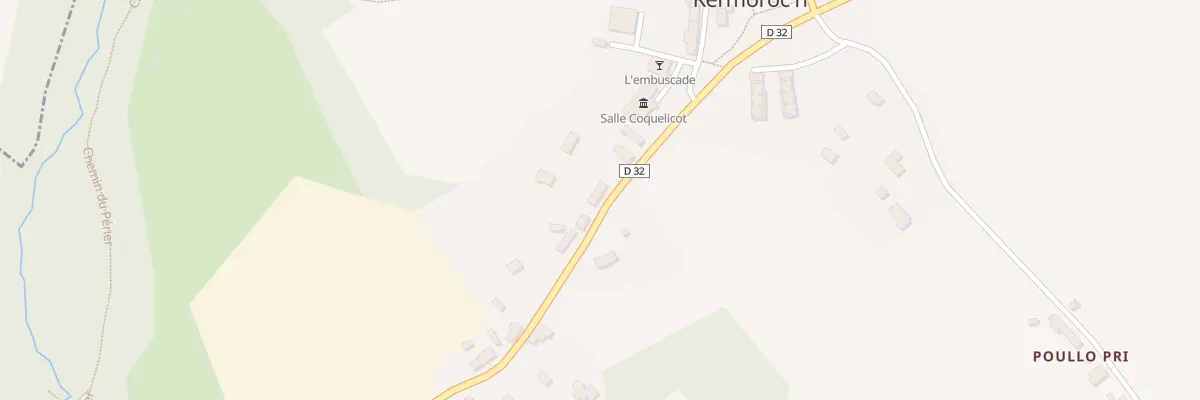 Plan du 12 Rue de la Poste à Kermoroc’h