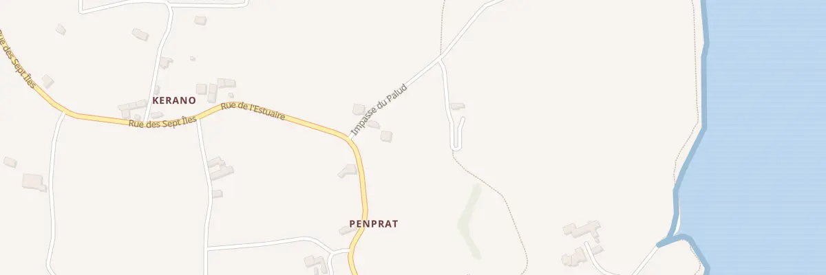 Plan du 2 Imp du Palud à Plouguiel
