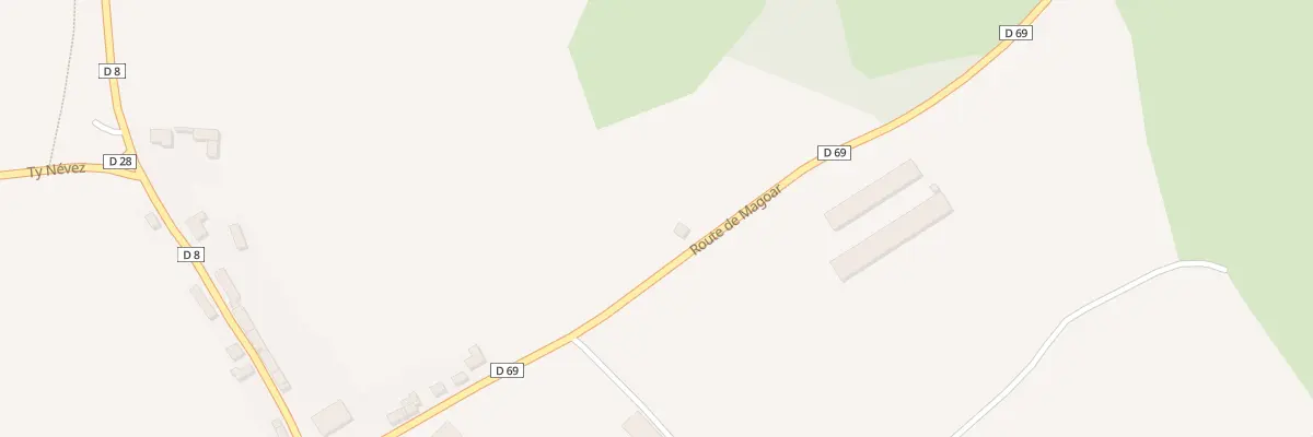 Plan du 15 Rte de Magoar à Kerien