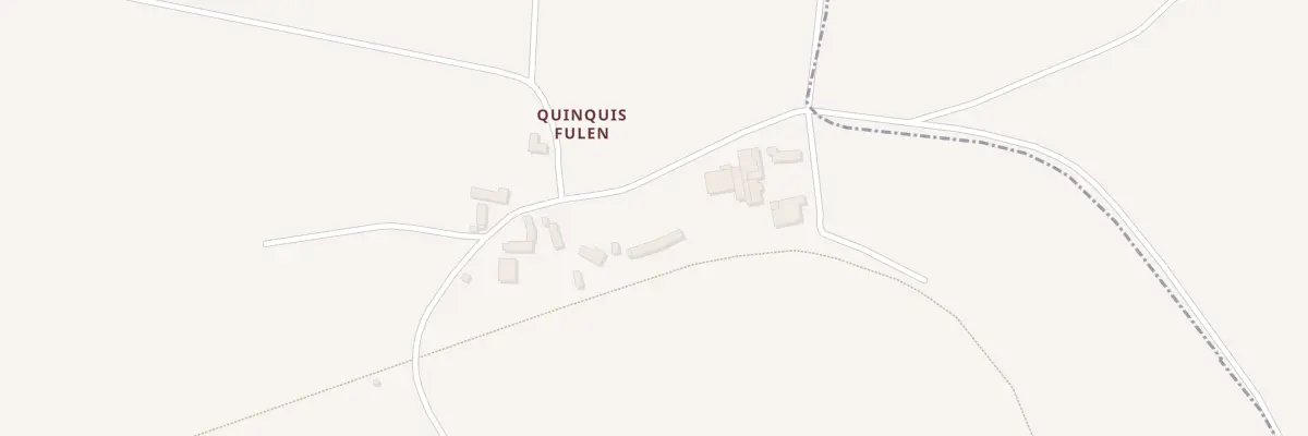Plan du 3 Quinquis Fulen à Plouguernével