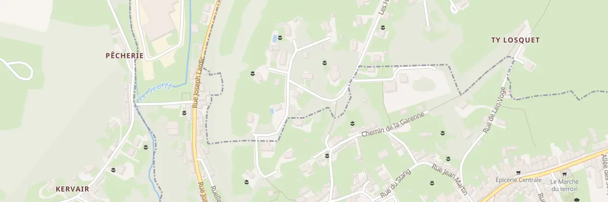 Plan du 33 Les Hts de Kerizac à Locmalo