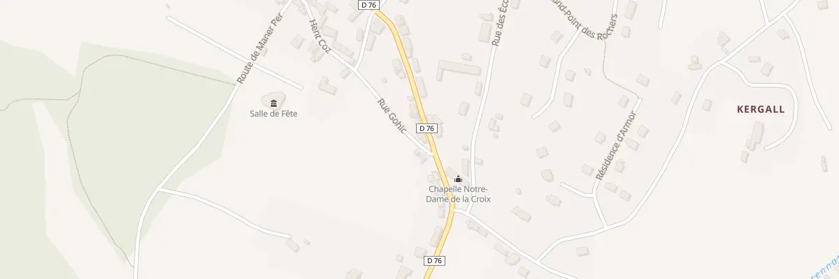 Plan du 46 Grande Rue à Plélauff