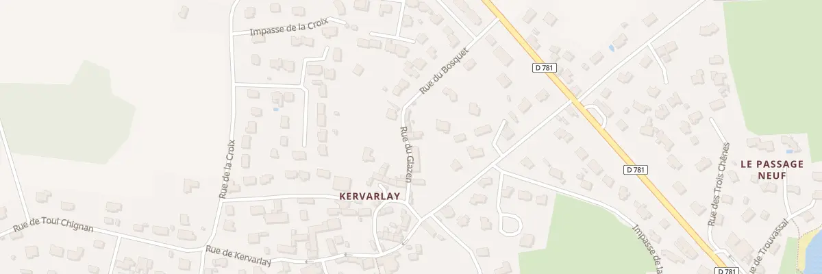 Plan du 7 Rue du Glazen à Plouhinec