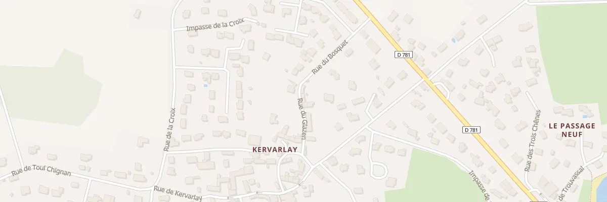 Plan du 5 Rue du Glazen à Plouhinec