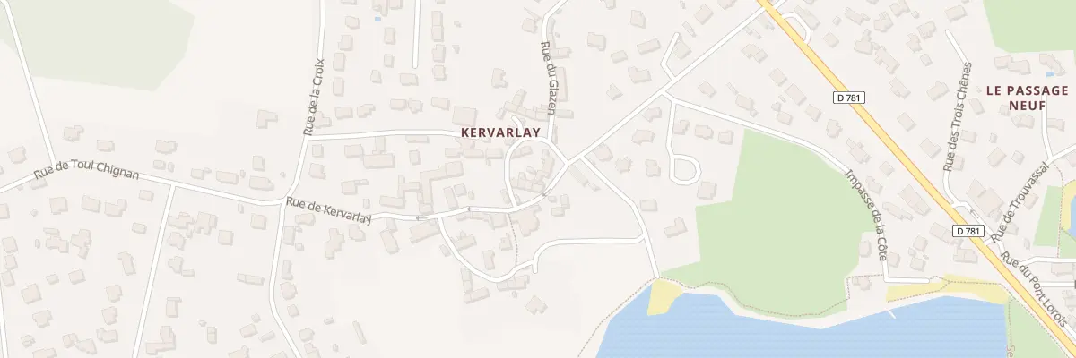 Plan du 24B Rue de Kervarlay à Plouhinec