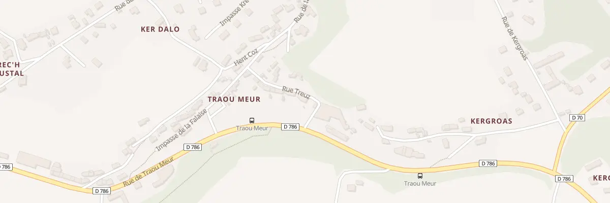 Plan du 14 Rue Treuz à Trédarzec