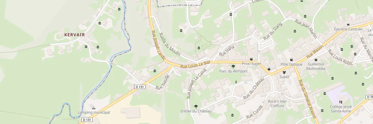 Plan du 3 Rue Louis Le Bail à Guémené-sur-Scorff