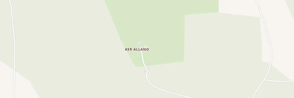 Plan du 1 Ker Allano à Persquen