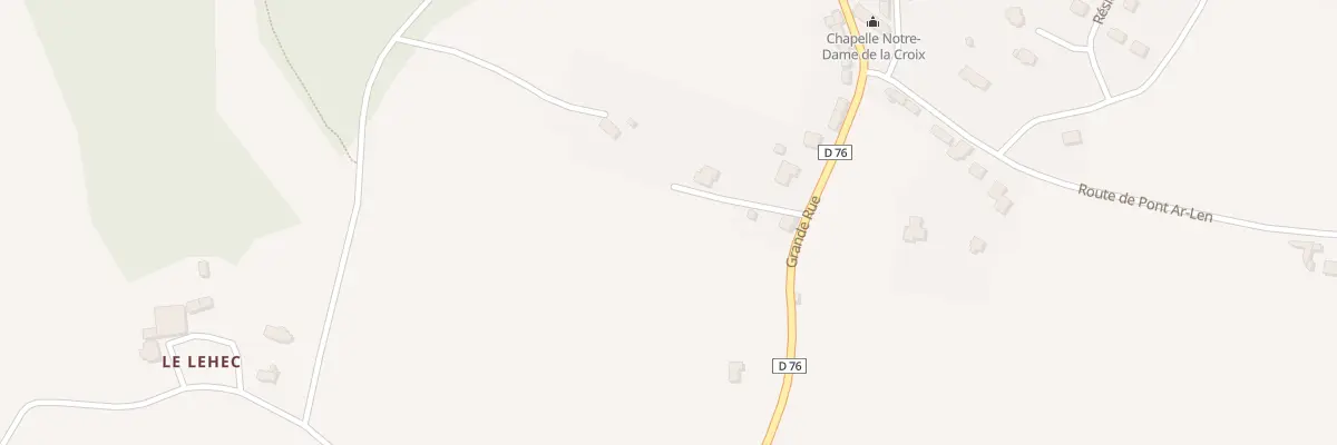 Plan du 64 Grande Rue à Plélauff