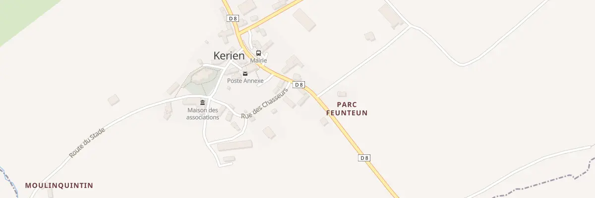 Plan du 1 Rue des Chasseurs à Kerien